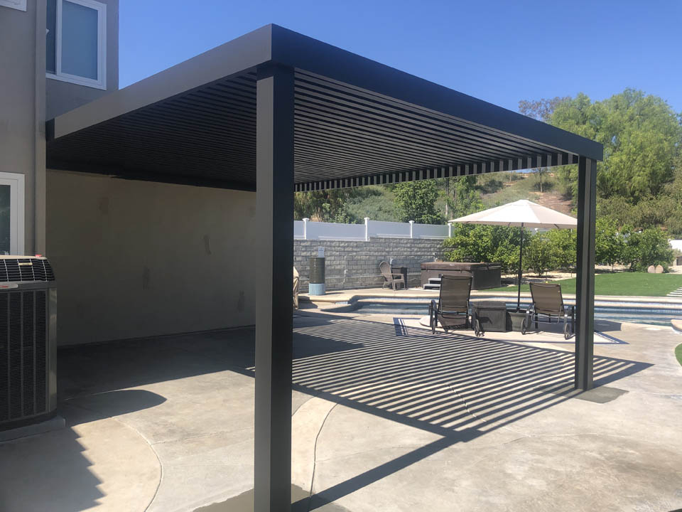 4K Aluminum patio cover in Santa Clarita