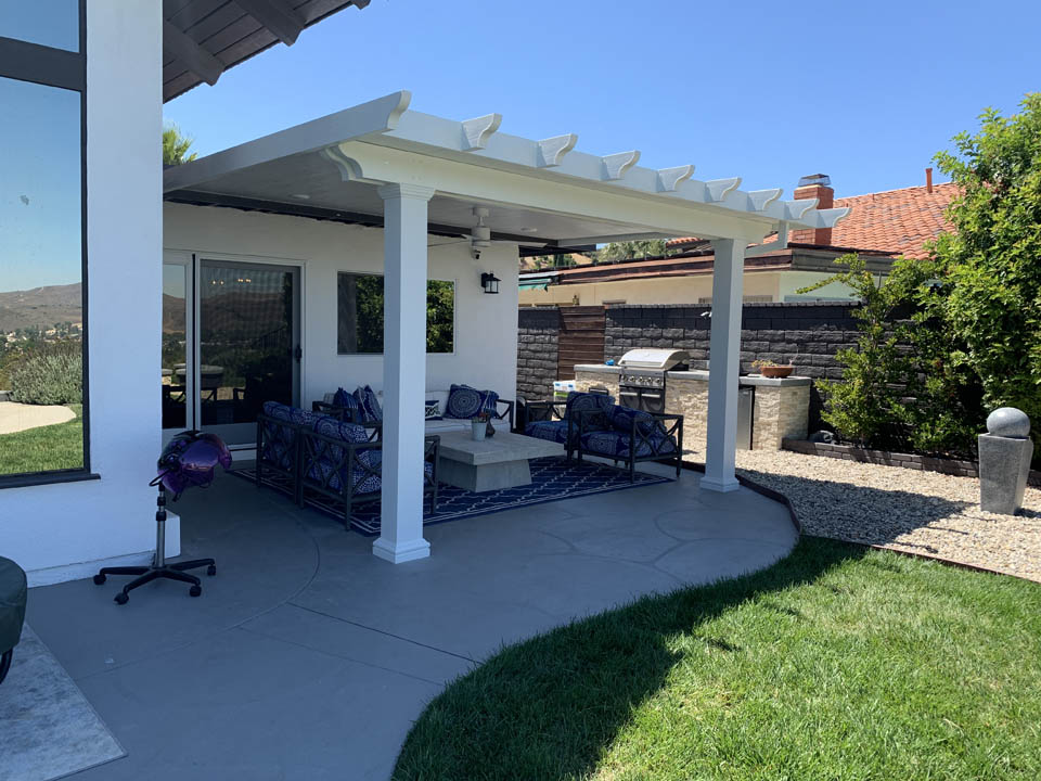 Alumawood aluminum patio covers in Westlake Village, California