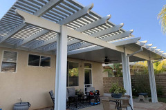 Alumawood Lattice & Insulated patio cover combination