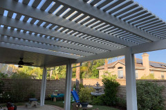 Alumawood Lattice & Insulated patio cover combination
