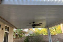 Alumawood Lattice & Insulated patio cover combination