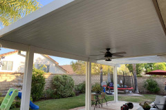 Alumawood Lattice & Insulated patio cover combination