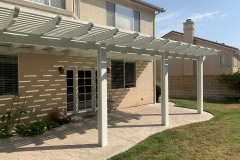 Alumawood Lattice Patio Cover in Stevenson Ranch