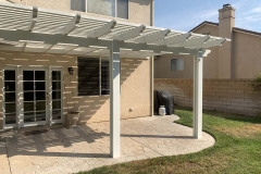 Alumawood Lattice Patio Cover in Stevenson Ranch