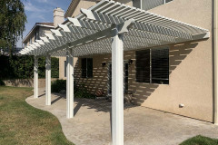 Alumawood Lattice Patio Cover in Stevenson Ranch