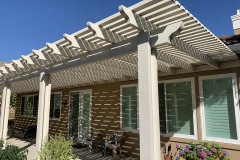 Alumawood lattice patio cover in Thousand oaks