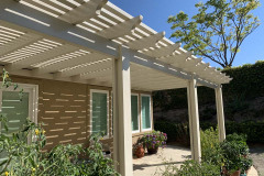 Alumawood lattice patio cover in Thousand oaks