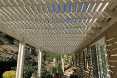 Alumawood lattice patio cover in Thousand oaks