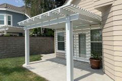 Alumawood Lattice Patio Cover in Valencia Ca
