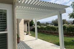 Alumawood Lattice Patio Cover in Valencia Ca