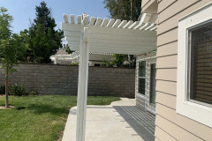 Alumawood Lattice Patio Cover in Valencia Ca