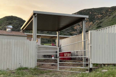 Alumawood Newport Shed  Pergola in Santa Clarita