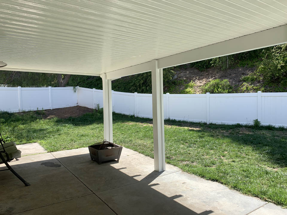 Alumawood non-insulated patio cover in Canyon Country, CA