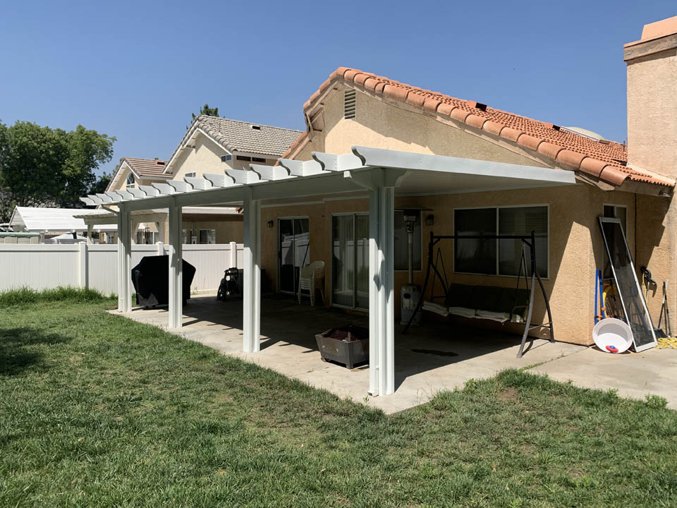 Alumawood non-insulated patio cover in Canyon Country, CA