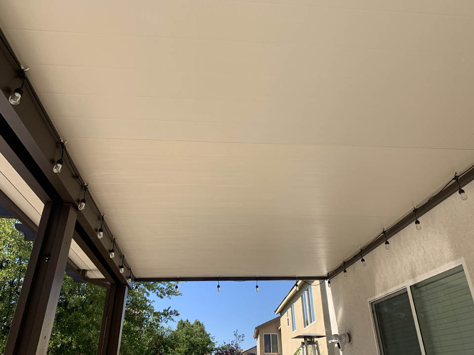 Aluminum insulated patio covers in Santa Clarita