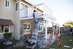 CUSTOM WOOD DECK IN SANTA CLARITA