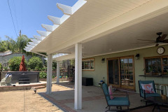 Huge Alumawood a patio cover
