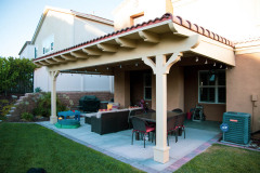 Wood patio covers Los Angeles