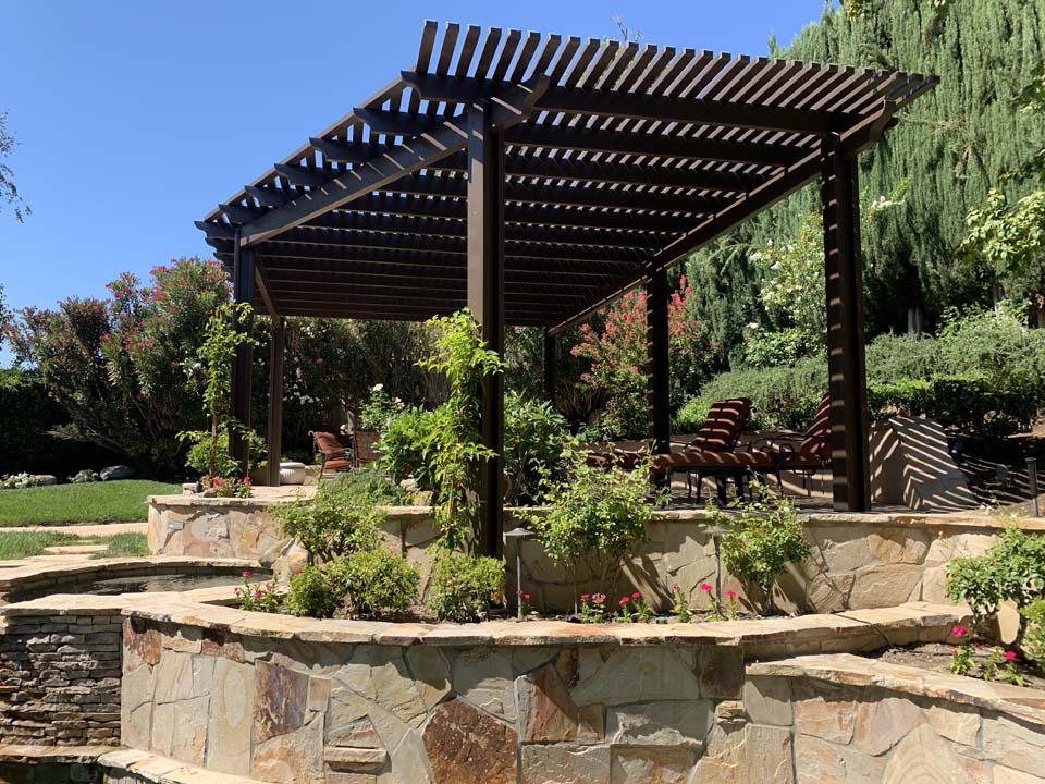 Lattice patio cover : Agoura California