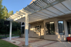 Lattice patio cover by Aluamwood | Los Angeles Custom Patio Cover