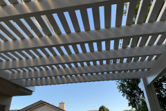 Lattice patio cover by Aluamwood | Los Angeles Custom Patio Cover
