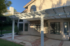 Lattice patio cover by Aluamwood | Los Angeles Custom Patio Cover