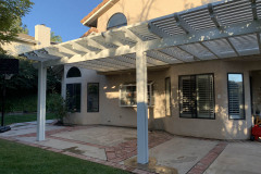 Lattice patio cover by Aluamwood | Los Angeles Custom Patio Cover