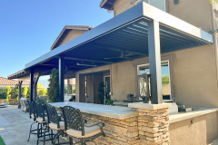 Louvered pergola Located In Santa Clarita
