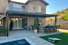 Louvered pergola Located In Santa Clarita