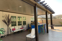 NON INSULATED NEWPORT ALUMAWOOD PATIO COVER IN SANTA CLARITA