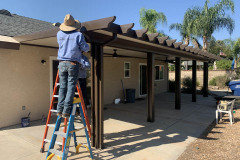 SANTA CLARITA ALUMAWOOD INSULATED PATIO COVER