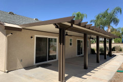 SANTA CLARITA ALUMAWOOD INSULATED PATIO COVER