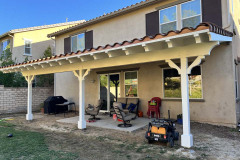 SOLID WOOD PATIO COVER IN SANTA CLARITA