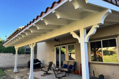 SOLID WOOD PATIO COVER IN SANTA CLARITA