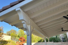 SOLID WOOD PATIO COVER IN SANTA CLARITA