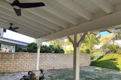 SOLID WOOD PATIO COVER IN SANTA CLARITA