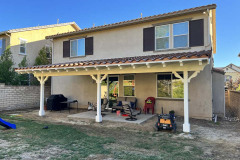 SOLID WOOD PATIO COVER IN SANTA CLARITA