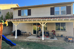 SOLID WOOD PATIO COVER IN SANTA CLARITA