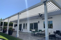 Wood Lattice Pergola In Agoura California