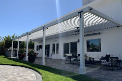 Wood Lattice Pergola In Agoura California