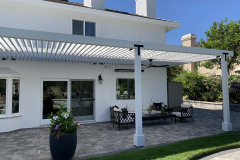 Wood Lattice Pergola In Agoura California