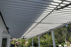 Wood Lattice Pergola In Agoura California