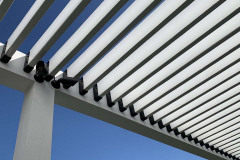 Wood Lattice Pergola In Agoura California