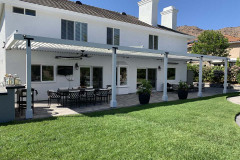 Wood Lattice Pergola In Agoura California