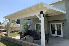 Wood Roofed Patio Cover In Santa Clarita