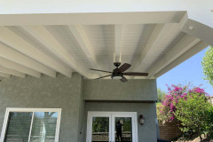 Wood Roofed Patio Cover In Santa Clarita