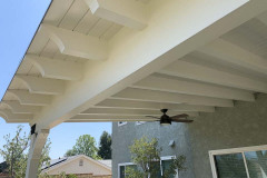 Wood Roofed Patio Cover In Santa Clarita
