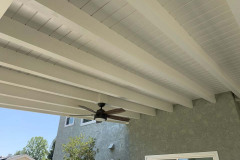 Wood Roofed Patio Cover In Santa Clarita