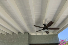 Wood Roofed Patio Cover In Santa Clarita