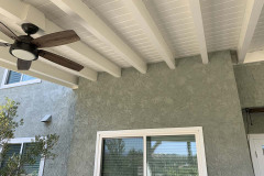 Wood Roofed Patio Cover In Santa Clarita